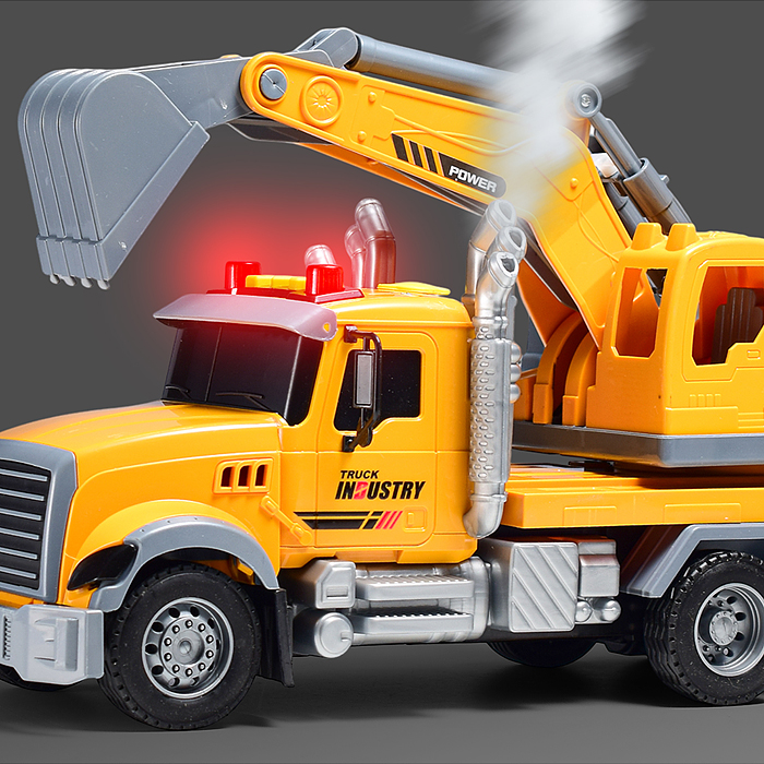 Фото к товару Машина ZH811-3 "Ковшовый Титан" на батарейках, в коробке Машина ZH811-3 "Ковшовый Титан" на батарейках, в коробке