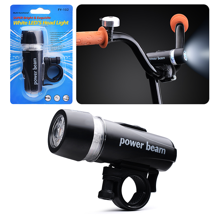 Фонарь аккумуляторный 00-6093 велосипедный, 1800 мАч