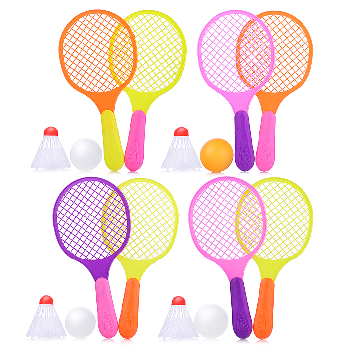 Набор игровых ракеток 00-5747 (2 ракетки, волан, мяч)