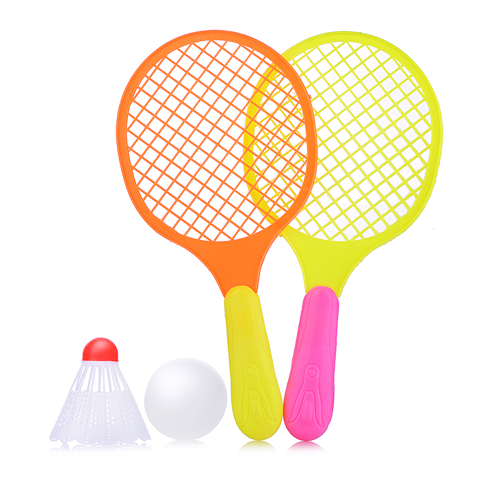 Фото к товару Набор игровых ракеток 00-5747 (2 ракетки, волан, мяч) Набор игровых ракеток 00-5747 (2 ракетки, волан, мяч)