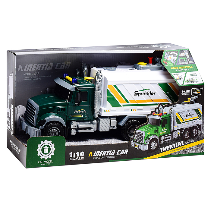 Фото к товару Машина ZH811-10 "Городской санитар" на батарейках, в коробке Машина ZH811-10 "Городской санитар" на батарейках, в коробке