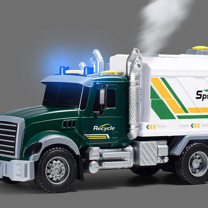 Фото к товару Машина ZH811-10 "Городской санитар" на батарейках, в коробке Машина ZH811-10 "Городской санитар" на батарейках, в коробке