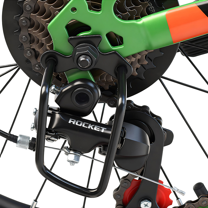 Фото к товару Велосипед 20" Rocket Crux 1.0 , цвет зеленый, размер 11" Велосипед 20" Rocket Crux 1.0 , цвет зеленый, размер 11"