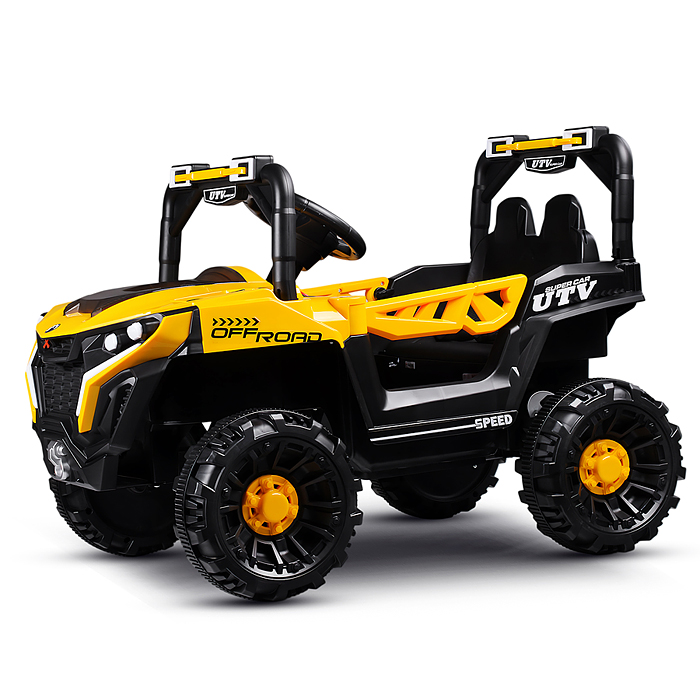 Электромобиль детский 618 "Внедорожник" (цвет желтый)