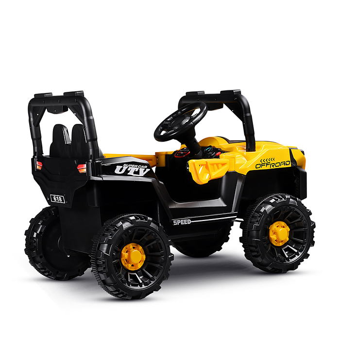 Электромобиль детский 618 "Внедорожник" (цвет желтый)