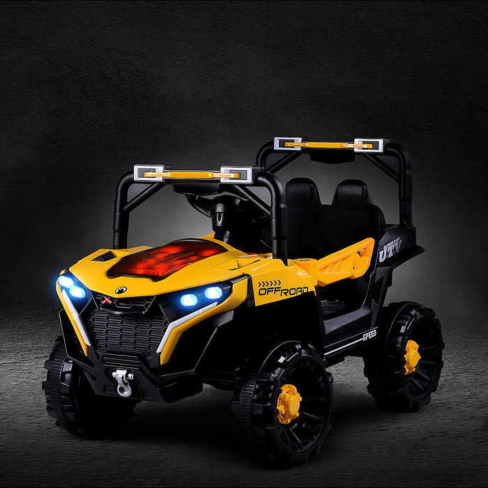 Электромобиль детский 618 "Внедорожник" (цвет желтый)