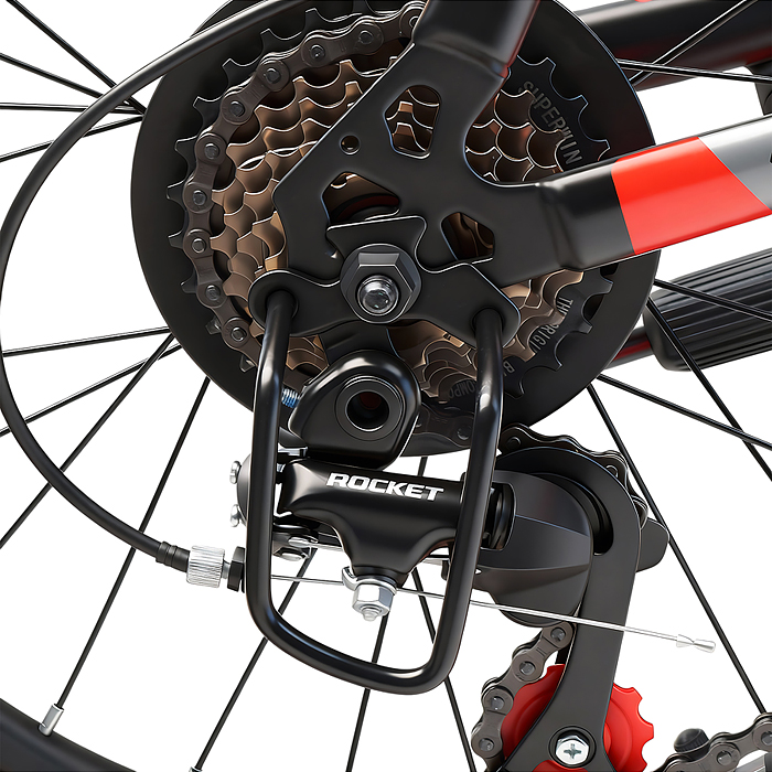 Фото к товару Велосипед 20" Rocket Crux 1.0 , цвет черный, размер 11" Велосипед 20" Rocket Crux 1.0 , цвет черный, размер 11"