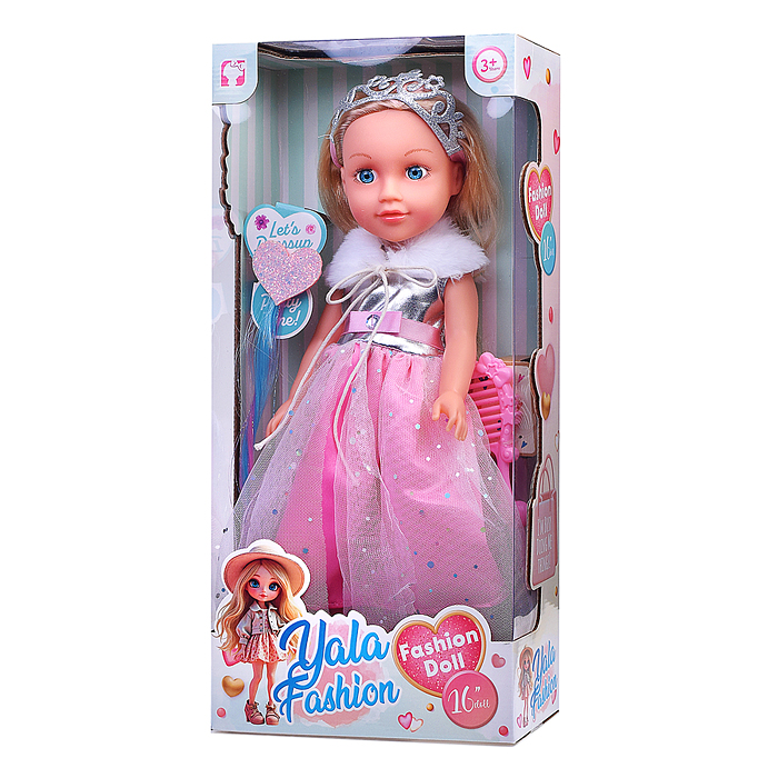 Кукла с аксессуарами YL2540D-C "Елизавета" в коробке