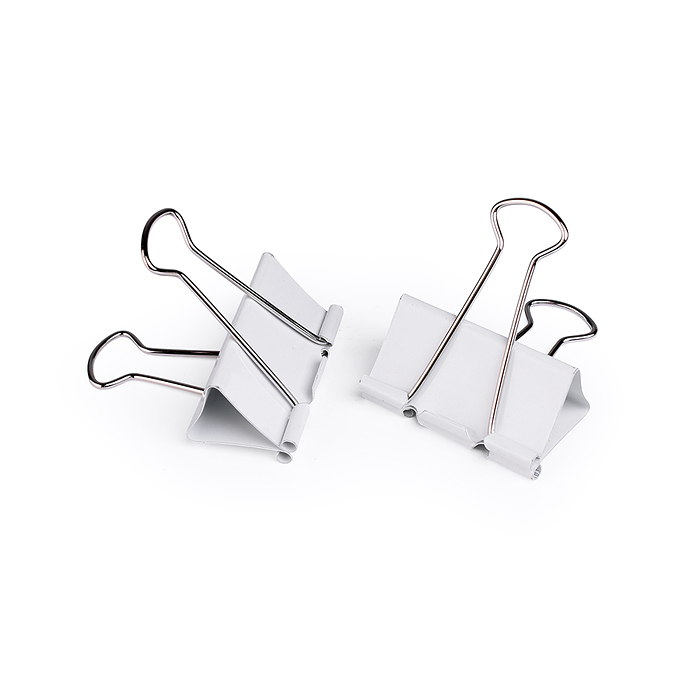 Фото к товару Зажим для бумаг "ART" металлический (51 мм) белый, толщина скрепления до 21,5 мм, 6 шт на к Зажим для бумаг "ART" металлический (51 мм) белый, толщина скрепления до 21,5 мм, 6 шт на к