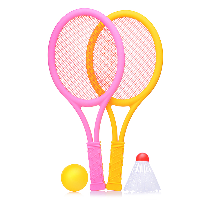 Фото к товару Набор игровых ракеток 00-5745 (2 ракетки, волан, мяч) Набор игровых ракеток 00-5745 (2 ракетки, волан, мяч)