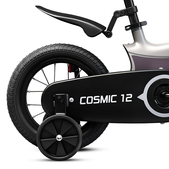 Фото к товару Велосипед 12" Rocket Cosmic, цвет серый Велосипед 12" Rocket Cosmic, цвет серый