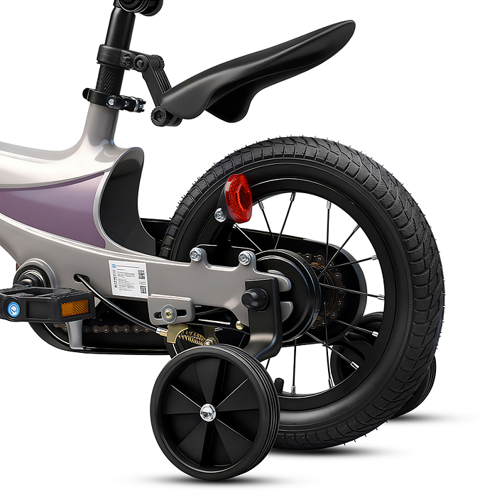 Фото к товару Велосипед 12" Rocket Cosmic, цвет серый Велосипед 12" Rocket Cosmic, цвет серый