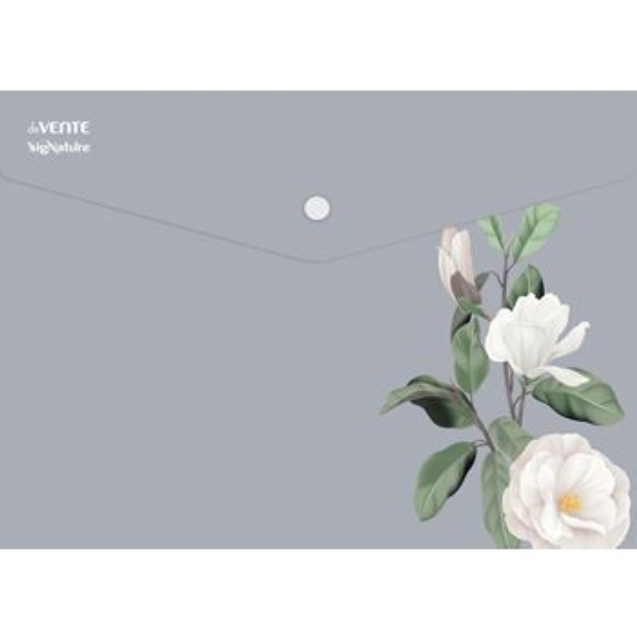 Папка-конверт на кнопке "SigNature" A4 (335x240 мм) 180 мкм, непрозрачная с рисунком, индив