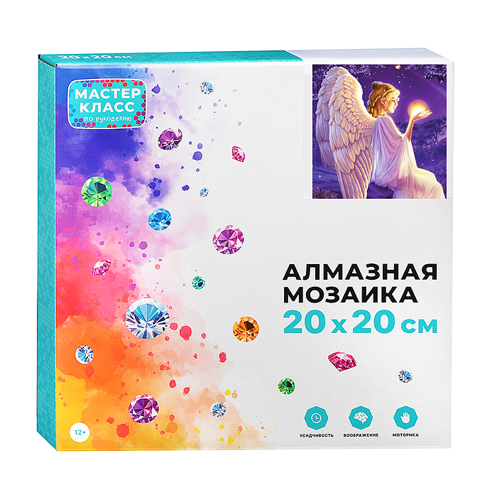 Мозаика алмазная MKA2020-65 "Ангел" 20*20см