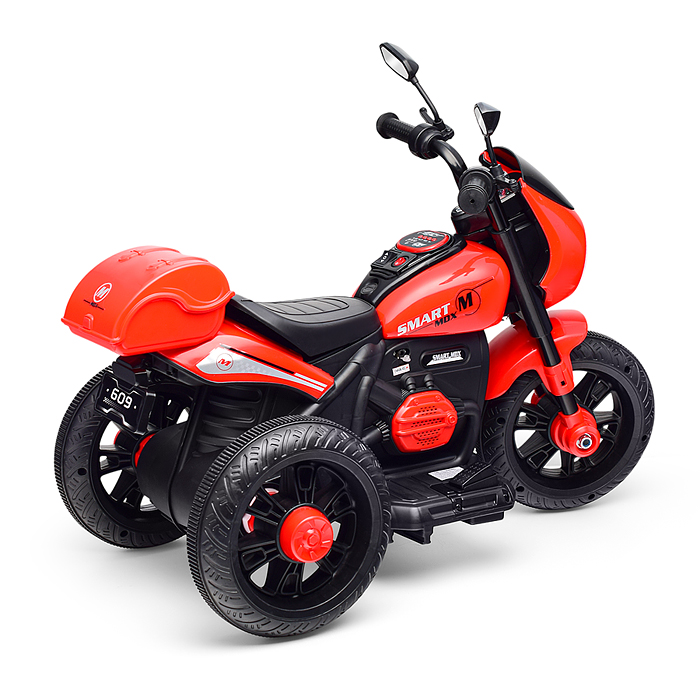 Фото к товару Мотоцикл U014097Y трехколесный (красный) Мотоцикл U014097Y трехколесный (красный)