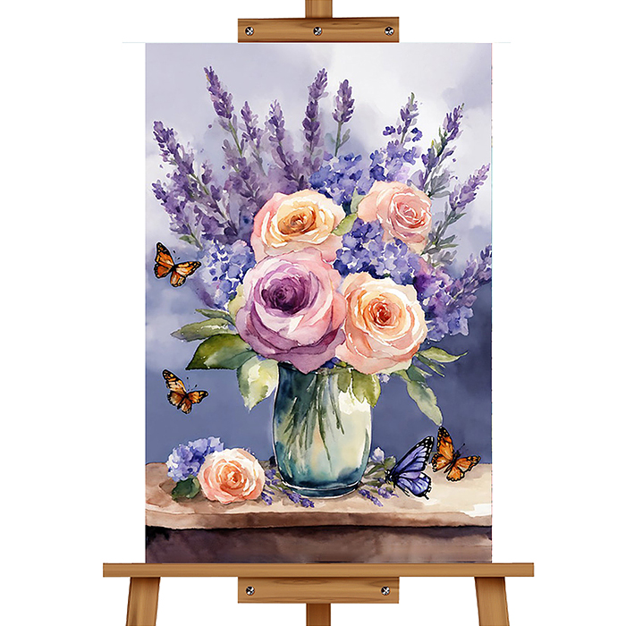 Мозаика алмазная MKA3020-181 "Цветы в вазе" 20*30см