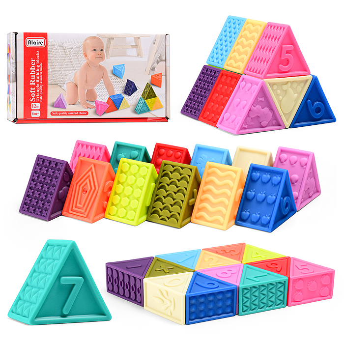 Конструктор 1384 "Строительные блоки" в коробке