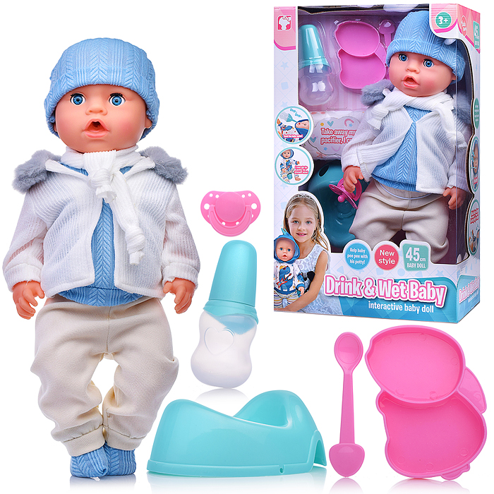 Пупс с аксессуарами BL251L "Женечка" в коробке