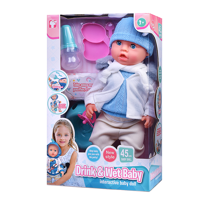 Пупс с аксессуарами BL251L "Женечка" в коробке