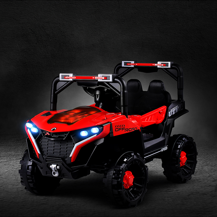 Электромобиль детский 618 "Внедорожник" (цвет красный)