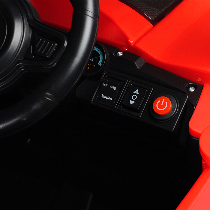 Электромобиль детский 618 "Внедорожник" (цвет красный)