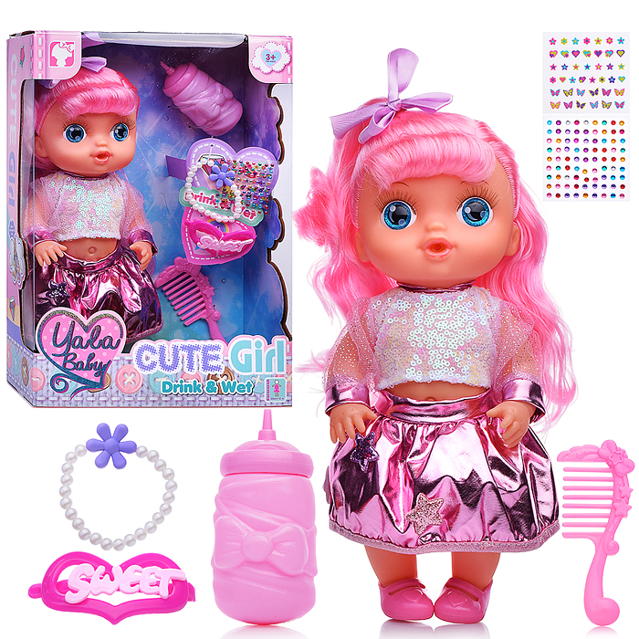 Кукла с аксессуарами YL2530K-D "Наташенька" в коробке