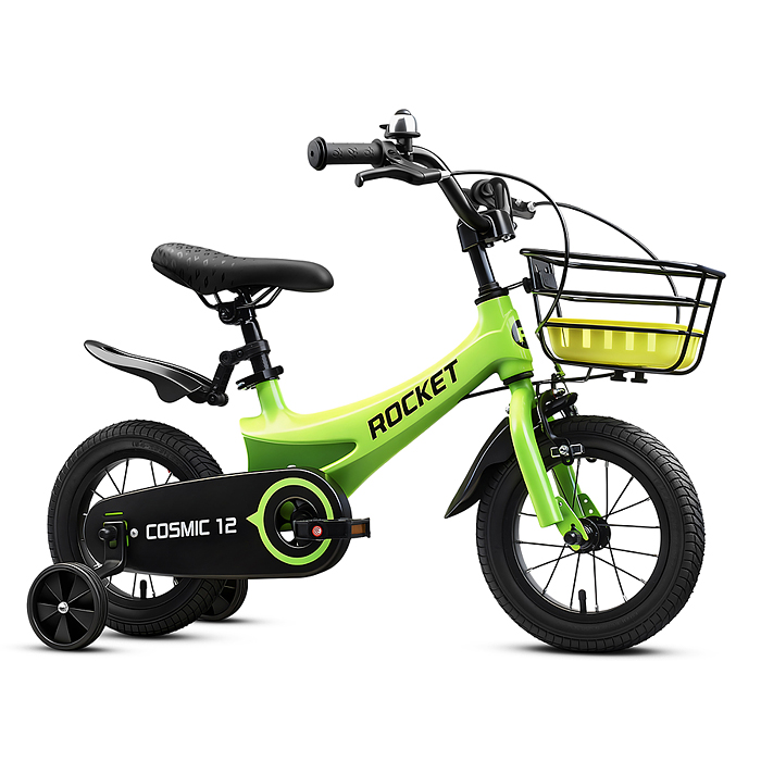 Велосипед 12" Rocket Cosmic, цвет салатовый