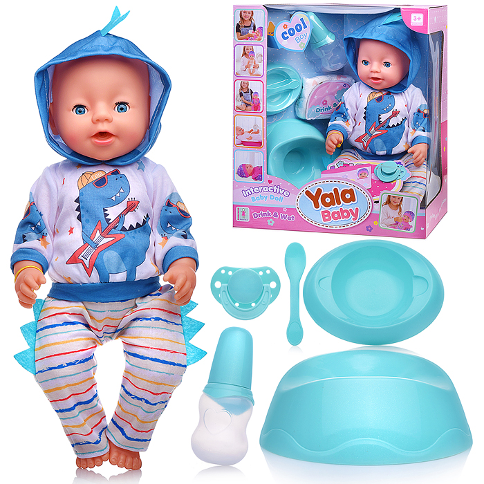 Пупс с аксессуарами BL241M "Тимошка" в коробке