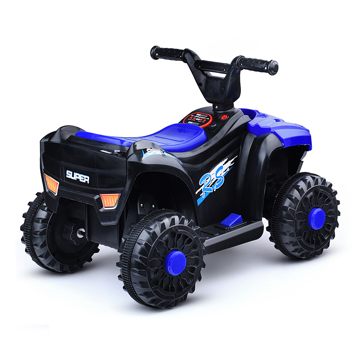 Квадроцикл U014104Y "Супер квадро" на аккумуляторе, в коробке (синий)