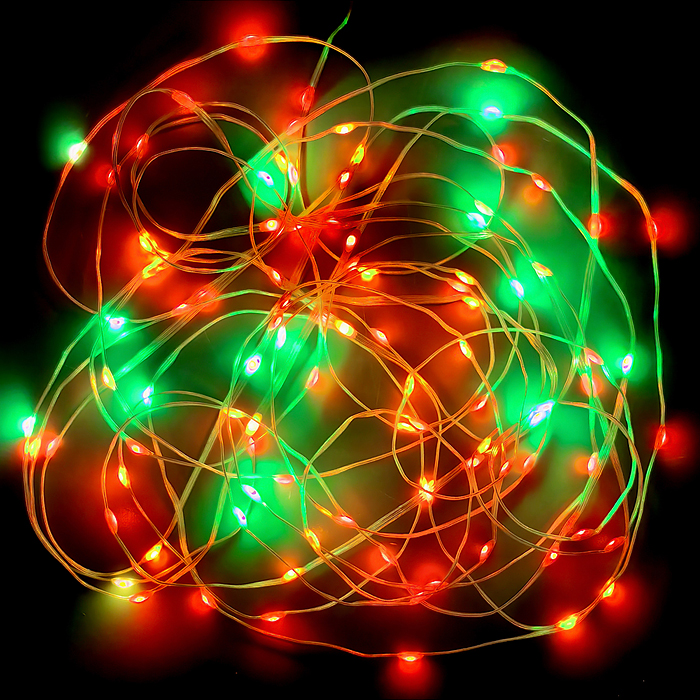 Фото к товару Электрогирлянда 10м, пульт Электрогирлянда 10м, пульт