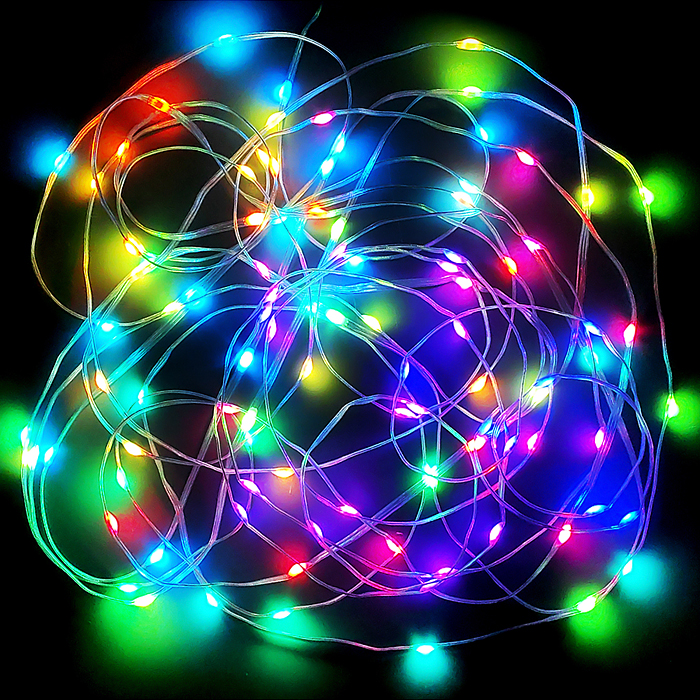 Фото к товару Электрогирлянда 10м, пульт Электрогирлянда 10м, пульт