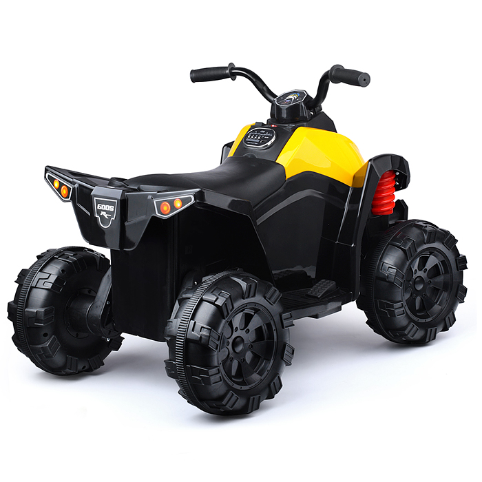 Квадроцикл U035644Y "Покоритель дорог" на аккумуляторе, в коробке (желтый)