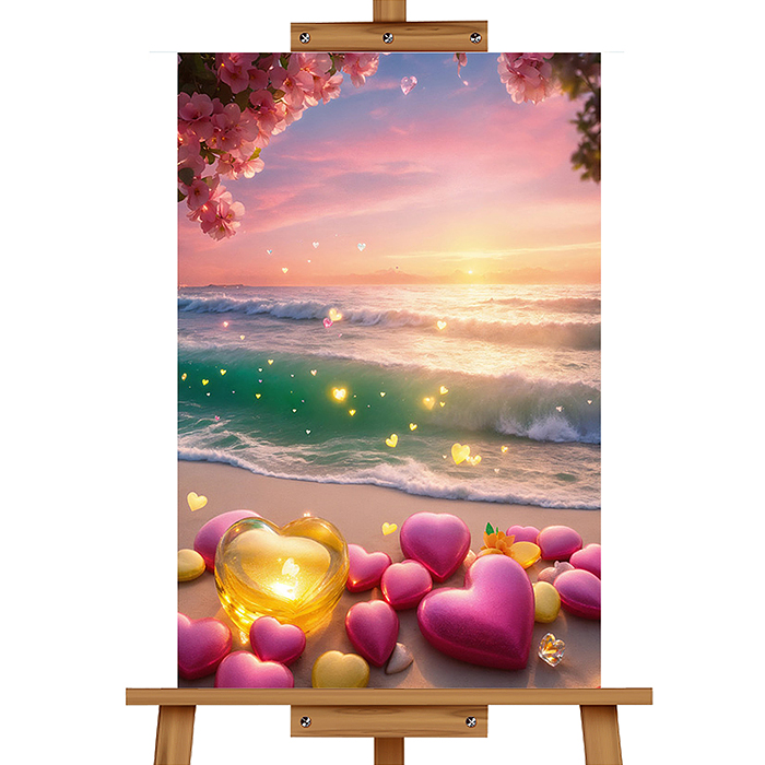 Мозаика алмазная MKA3020-183 "На закате" 20*30см