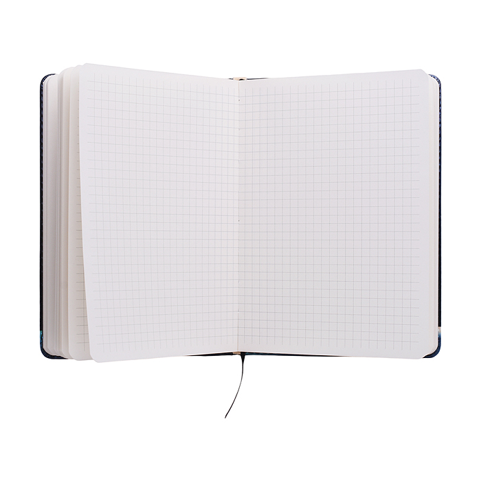 Записная книжка "MooreCafe" B6 (120 ммx170 мм) 160 стр, кремовая бумага 70 г/м² в клетку, п