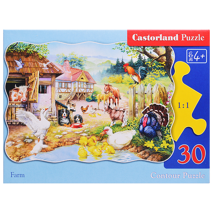 Пазлы 30 "Ферма"