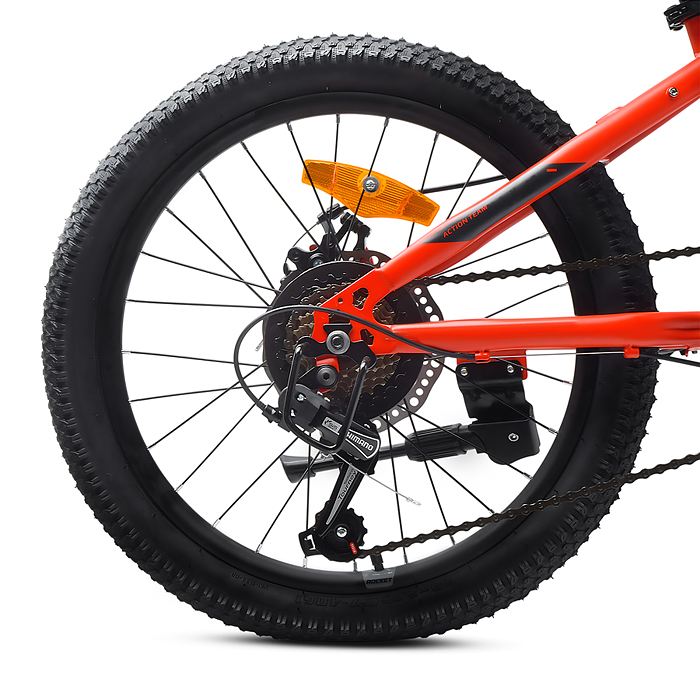 Фото к товару Велосипед 20" Rocket Crux 3.0 , цвет красный, размер 11" Велосипед 20" Rocket Crux 3.0 , цвет красный, размер 11"