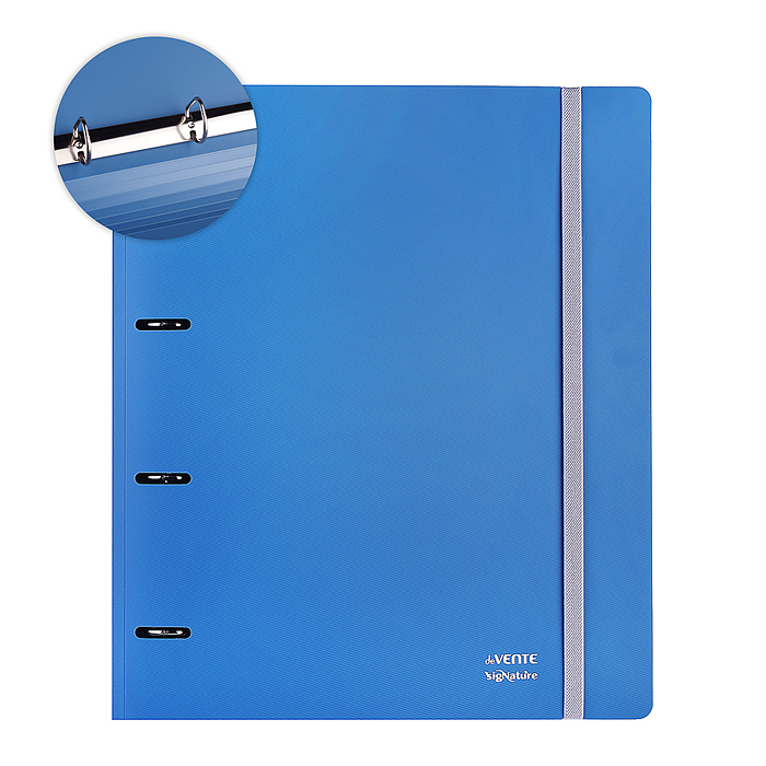 Папка на кольцах "SigNature" A4 (295x355x38 мм) 4 кольца Ø 30 мм, полипропилен 650 мкм, фак