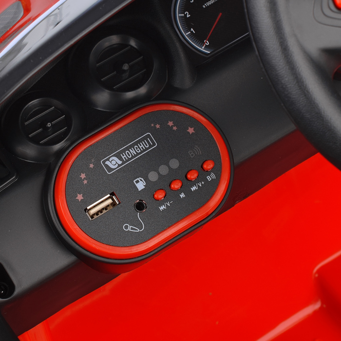 Электромобиль U023404Y "Престиж" на аккумуляторе, с р/у управлением, в коробке (красный)