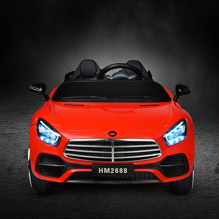 Электромобиль U023437Y "Кабриолет" на аккумуляторе, с р/у управлением, в коробке (красный)