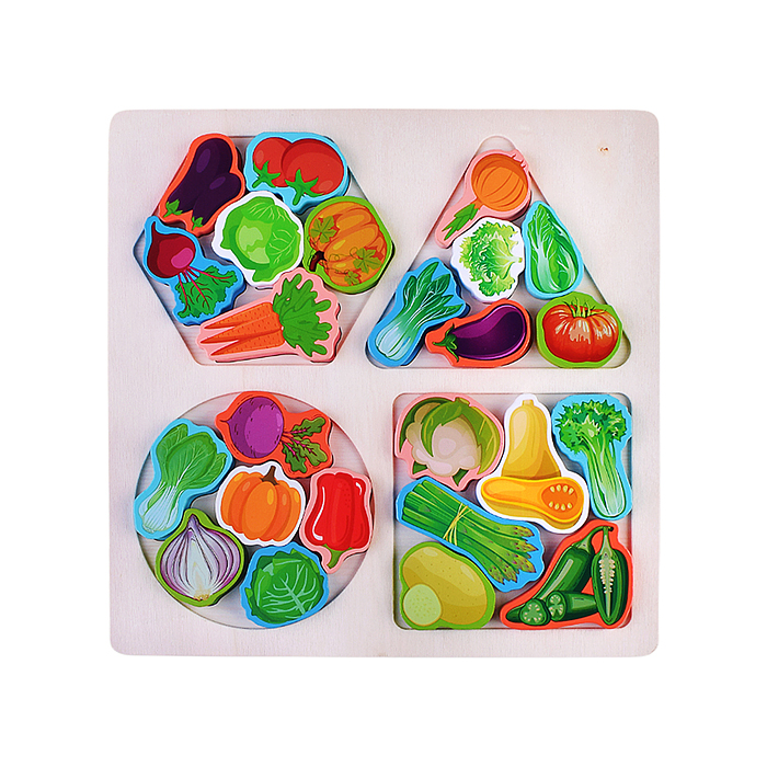 Пазл-вкладыш D2248 "Овощи"