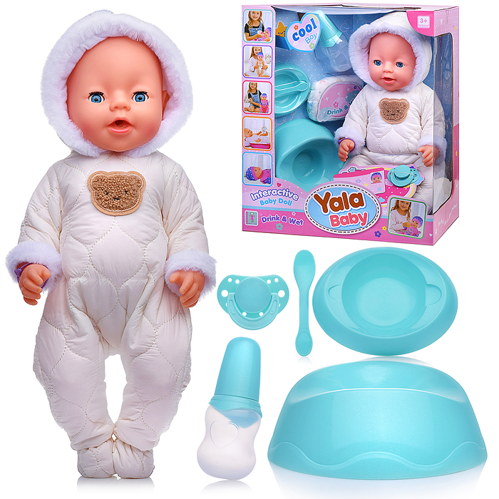 Пупс с аксессуарами BL241N "Лианочка" в коробке