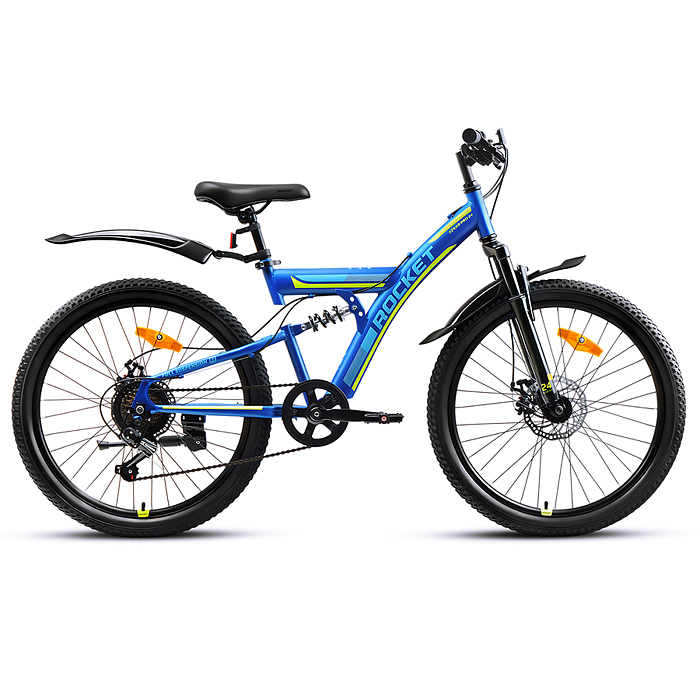 Велосипед 24" Rocket Azkar Pro, цвет синий, размер 15"
