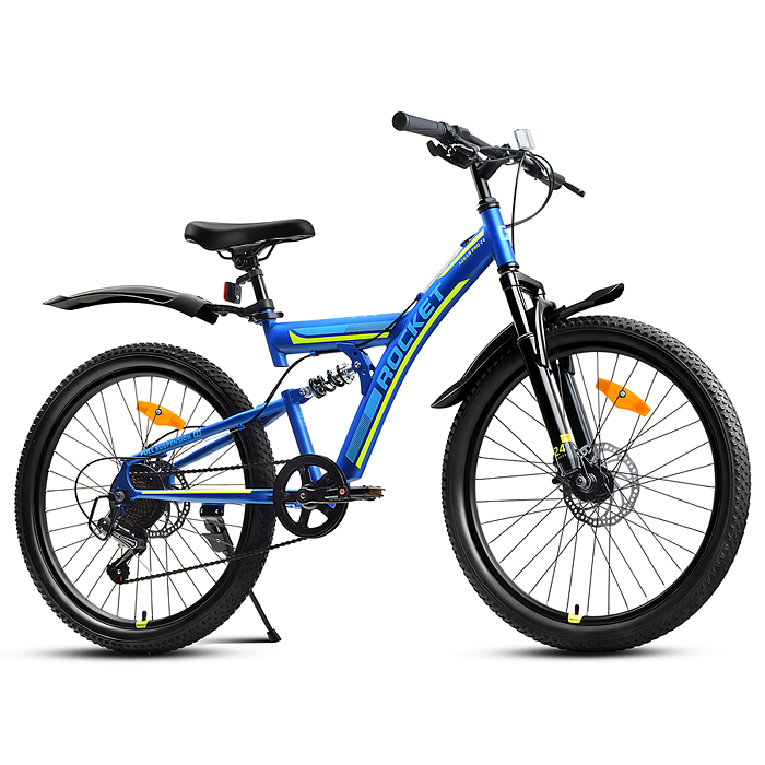 Фото к товару Велосипед 24" Rocket Azkar Pro, цвет синий, размер 15" Велосипед 24" Rocket Azkar Pro, цвет синий, размер 15"