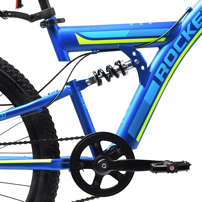 Фото к товару Велосипед 24" Rocket Azkar Pro, цвет синий, размер 15" Велосипед 24" Rocket Azkar Pro, цвет синий, размер 15"