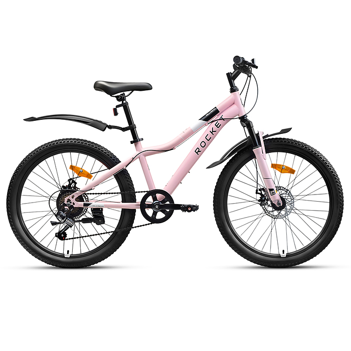 Велосипед 24" Rocket Vela Pro 24 , цвет розовый, размер 13"