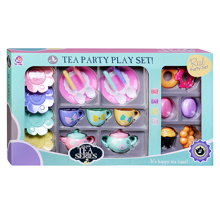 Фото к товару Набор посуды SK17B "Чай со сладостями" в коробке Набор посуды SK17B "Чай со сладостями" в коробке