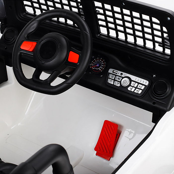 Фото к товару Электромобиль детский NEL-618 "Городской внедорожник" (цвет белый) Электромобиль детский NEL-618 "Городской внедорожник" (цвет белый)