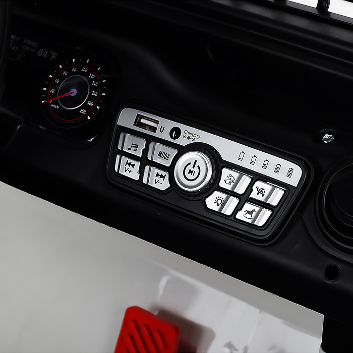 Фото к товару Электромобиль детский NEL-618 "Городской внедорожник" (цвет белый) Электромобиль детский NEL-618 "Городской внедорожник" (цвет белый)