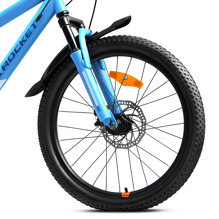 Фото к товару Велосипед 22" Rocket Aries 2.0 , цвет синий, размер 13" Велосипед 22" Rocket Aries 2.0 , цвет синий, размер 13"