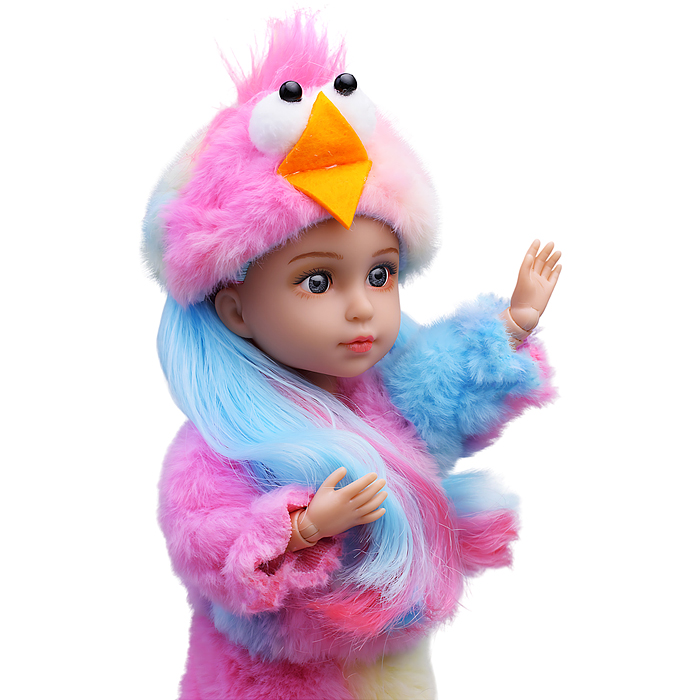 Фото к товару Кукла QJ183A "Милла" в костюме цыпленка, в коробке Кукла QJ183A "Милла" в костюме цыпленка, в коробке